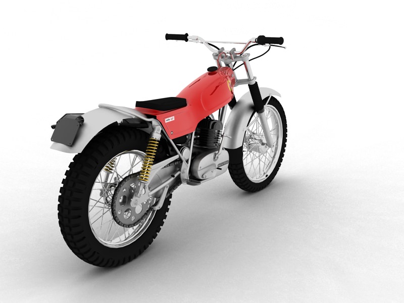 Montesa Cota 247 1970 3D model_9