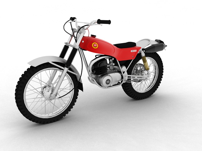 Montesa Cota 247 1970 3D model_4