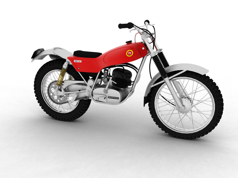 Montesa Cota 247 1970 3D model_1