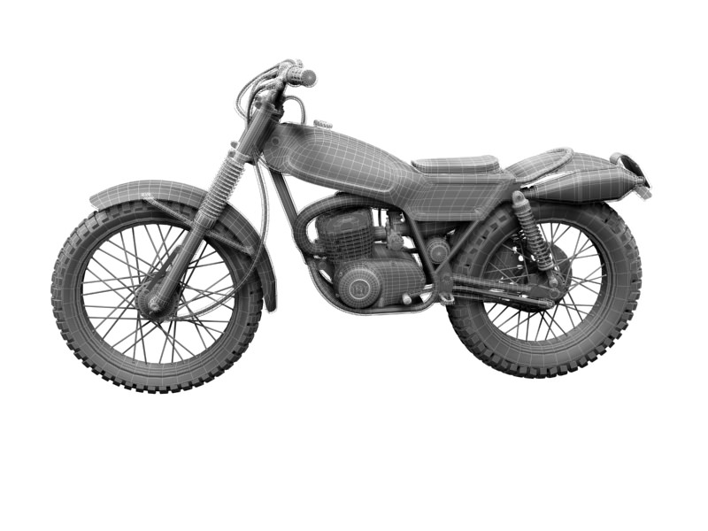Montesa Cota 247 1970 3D model_19