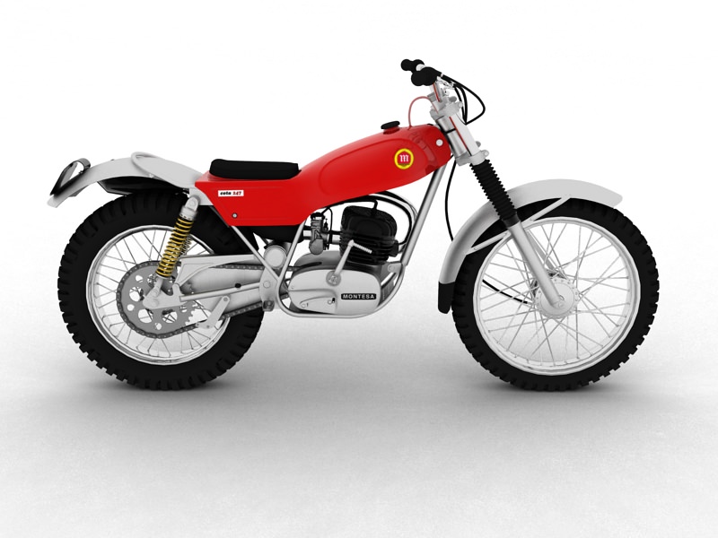 Montesa Cota 247 1970 3D model_8