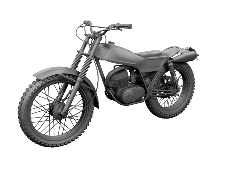 Montesa Cota 247 1970 3D model_11