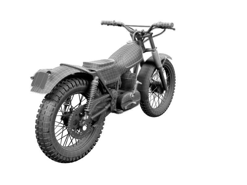 Montesa Cota 247 1970 3D model_22