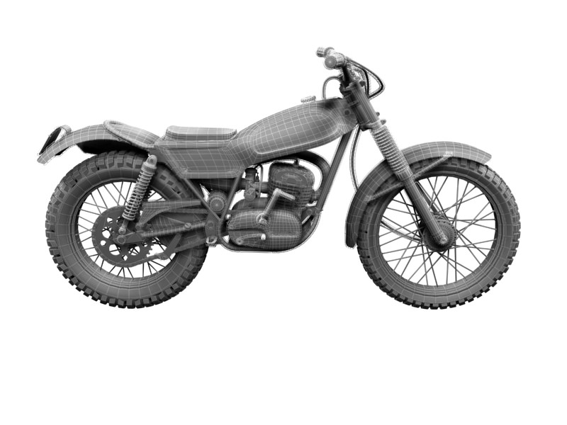 Montesa Cota 247 1970 3D model_23