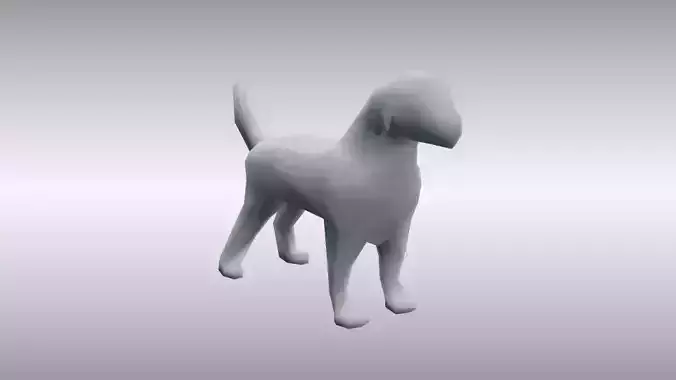 Lowpoly Dog
