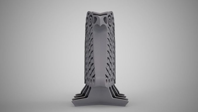 Abstract Bird Trinket 3D print model