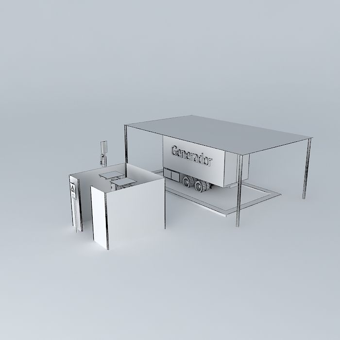 COMESA POWER GENERATOR Free 3D model_4