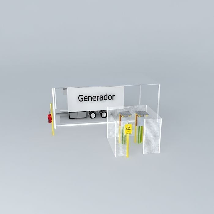 COMESA POWER GENERATOR Free 3D model_2