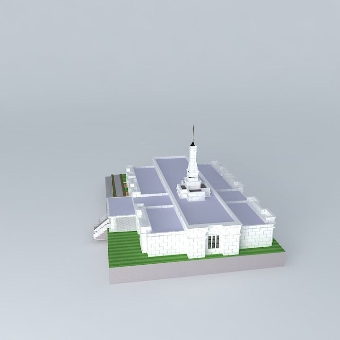 LDS. Temple St. Paul Minnesota Templo Mormon. 69th. operating... Free 3D model_2