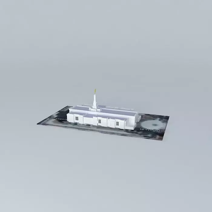 LDS Temple Columbia South Carolina Templo Mormon. 62nd operat... Free 3D model_0