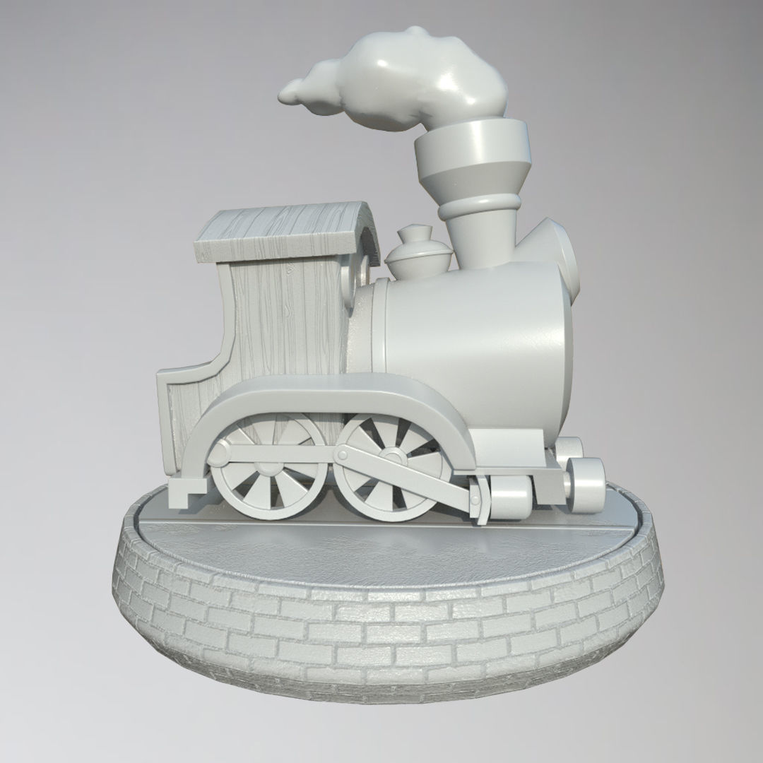 Zelda Spirit Tracks train Miniature 3D print model_3