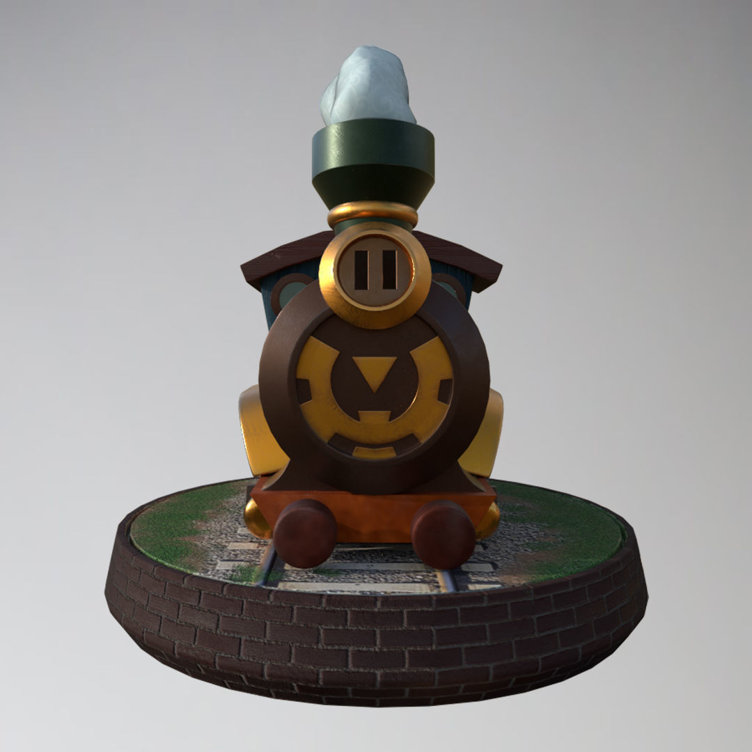 Zelda Spirit Tracks train Miniature 3D print model_1