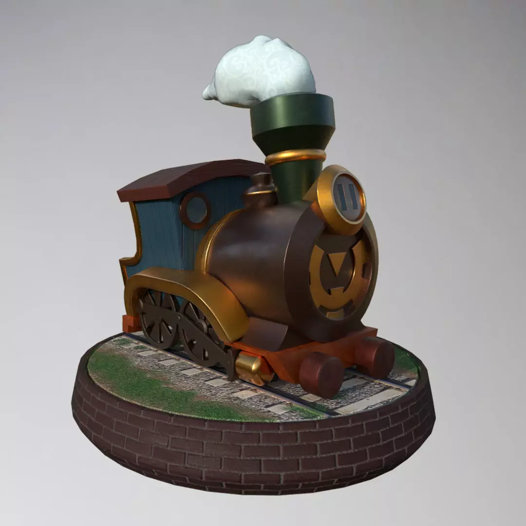 Zelda Spirit Tracks train Miniature 3D print model_0