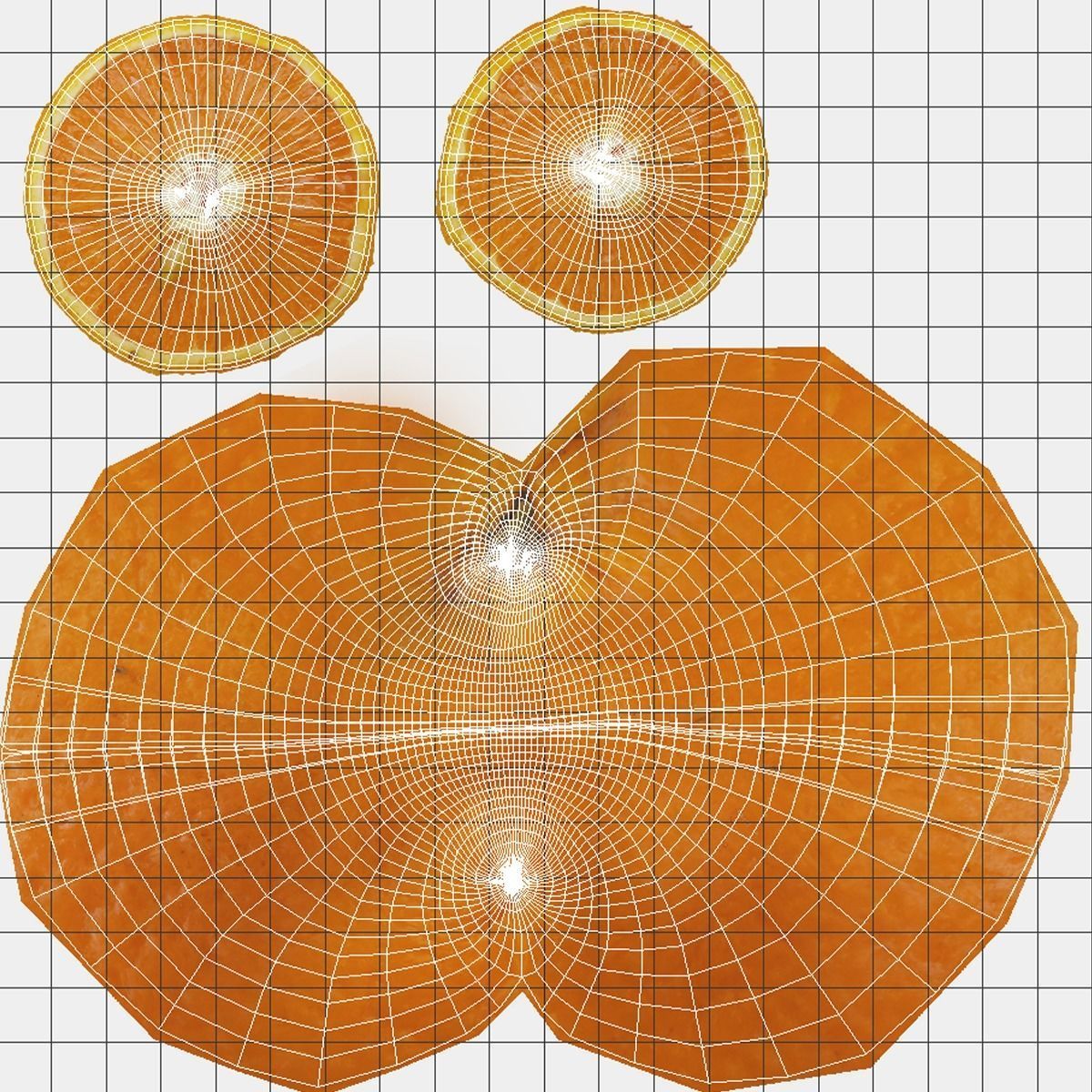 Kitchen Fruits Pack Low-poly 3D model_15