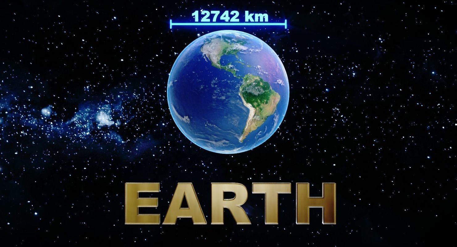 Solar System Low-poly 3D model_5