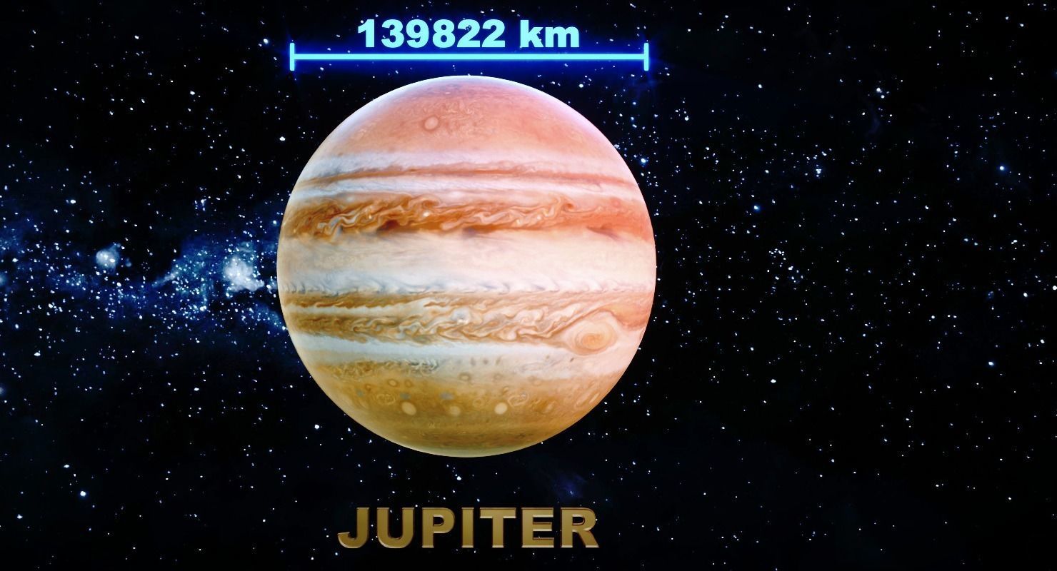 Solar System Low-poly 3D model_7