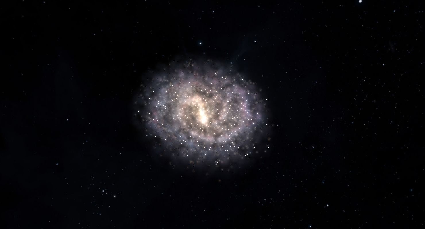 Solar System Low-poly 3D model_12