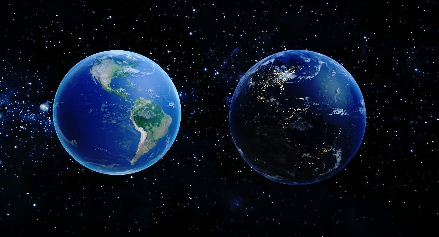 Solar System Low-poly 3D model_1