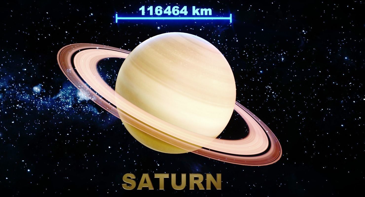 Solar System Low-poly 3D model_17