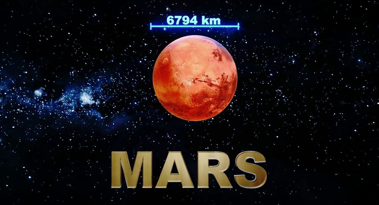 Solar System Low-poly 3D model_8