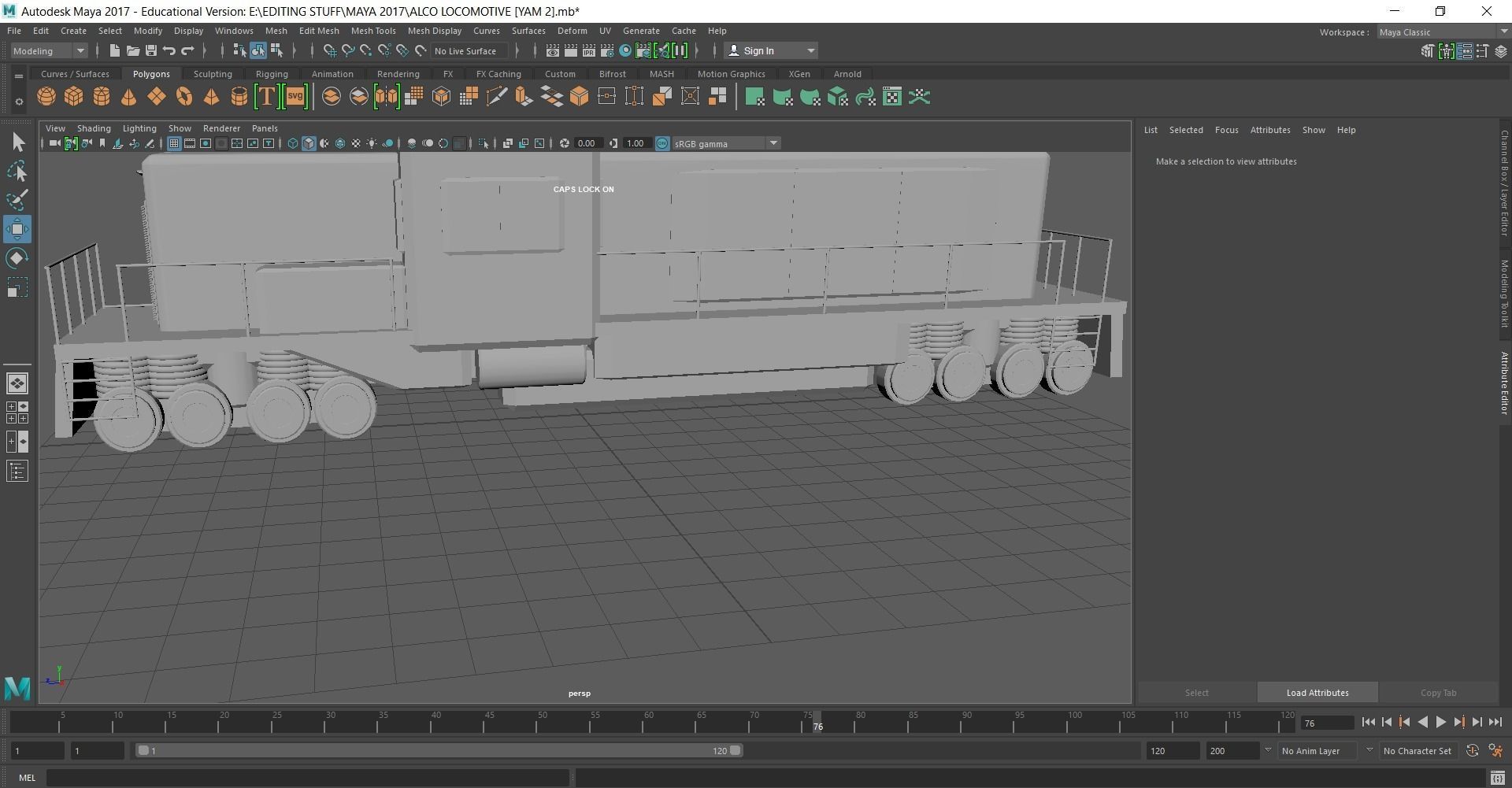 LOCOMOTIVE train Free 3D model_4