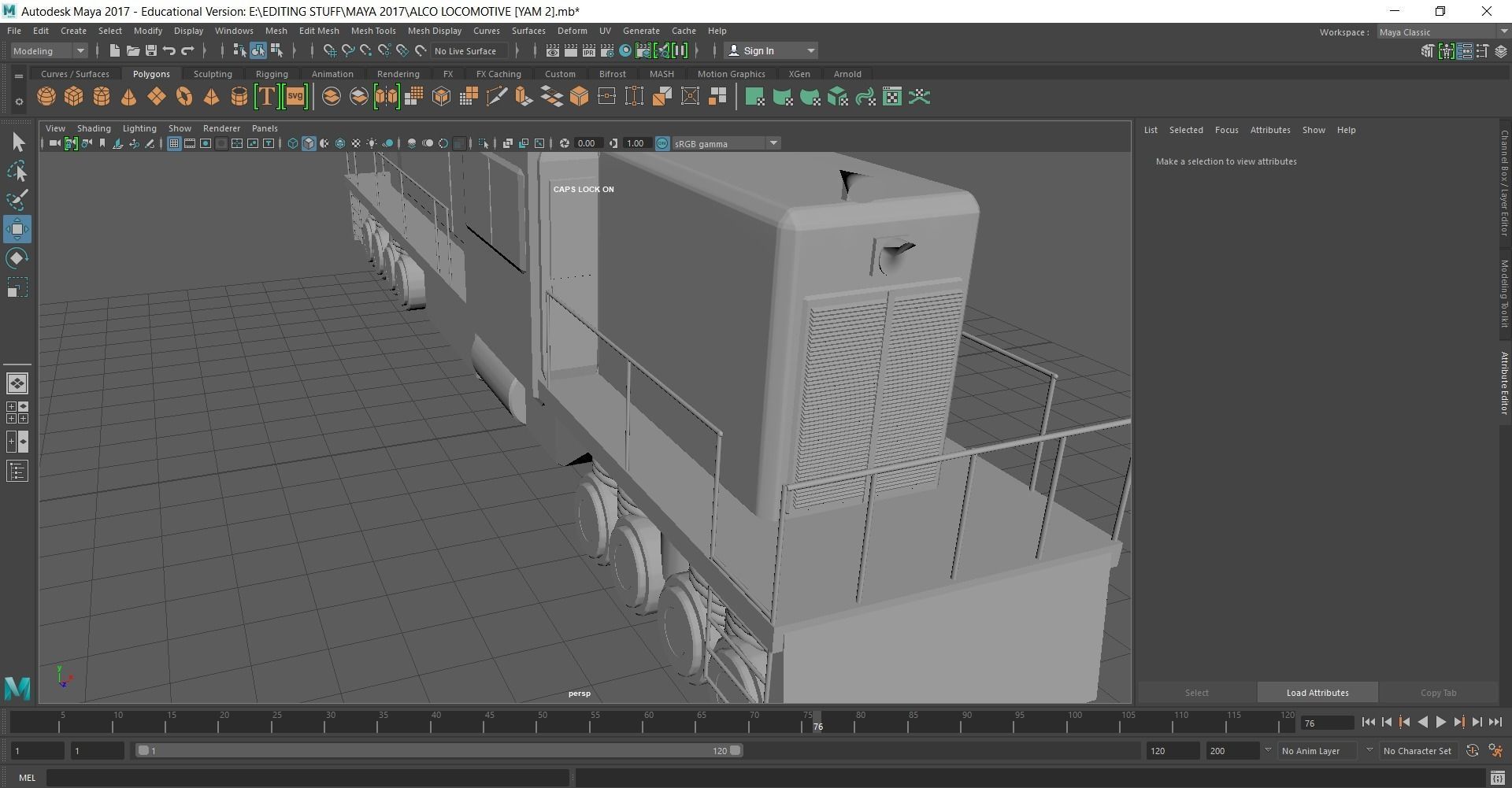 LOCOMOTIVE train Free 3D model_5
