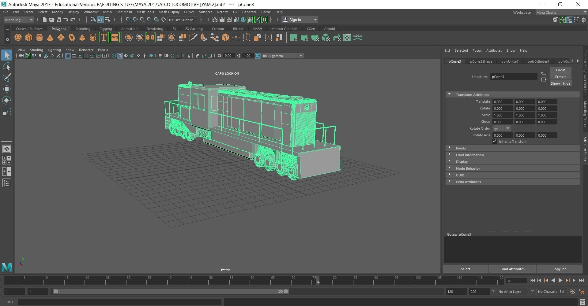 LOCOMOTIVE train Free 3D model_3