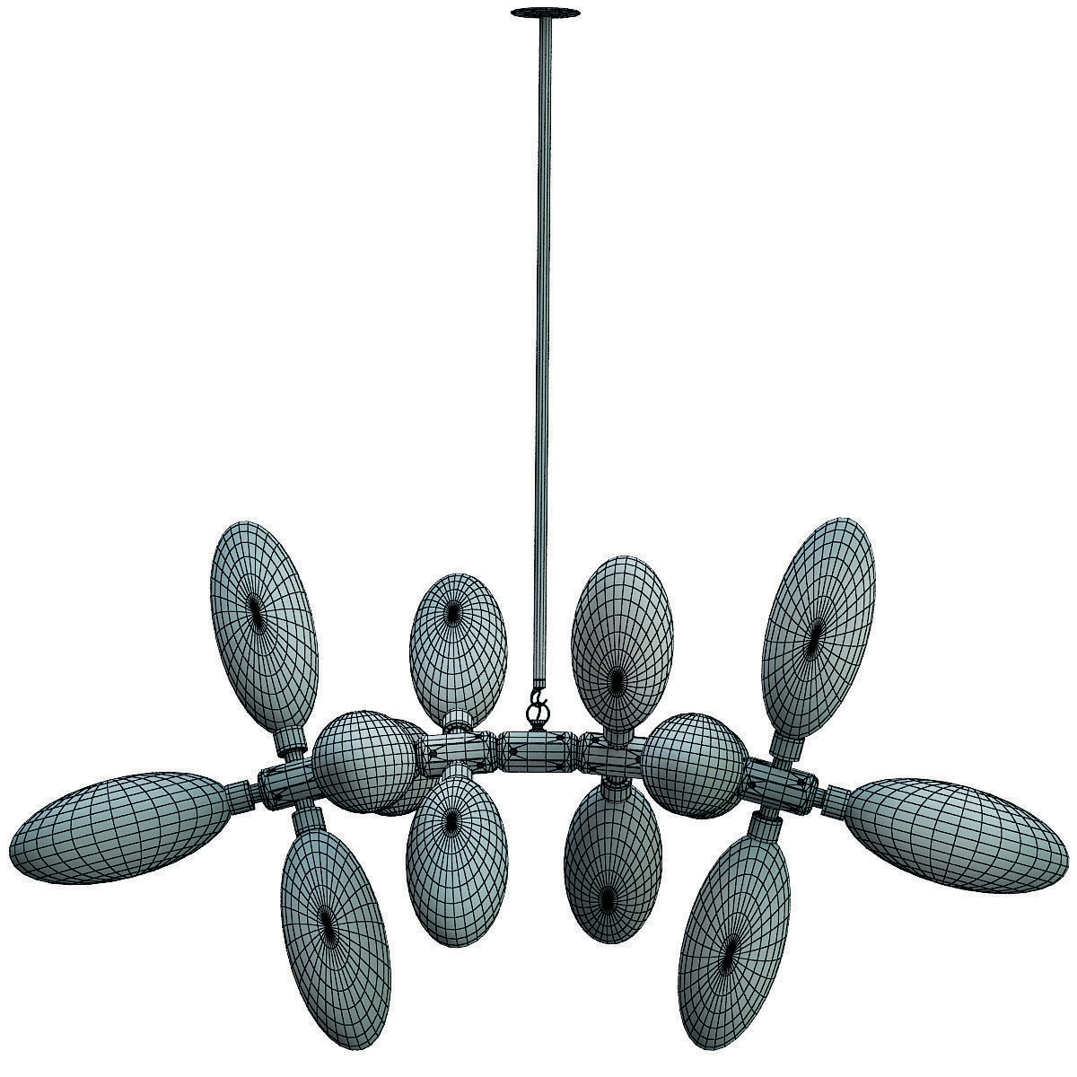 chendelier collection 2 pendant light with four metal balls h... _27