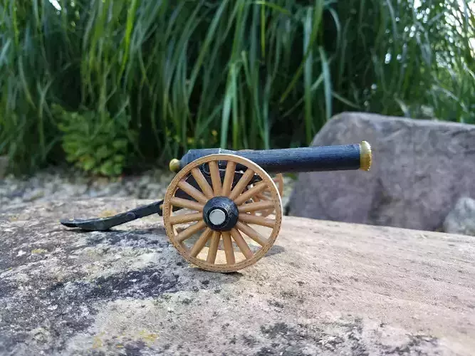 Civil War Parrot Rifle 3D print model