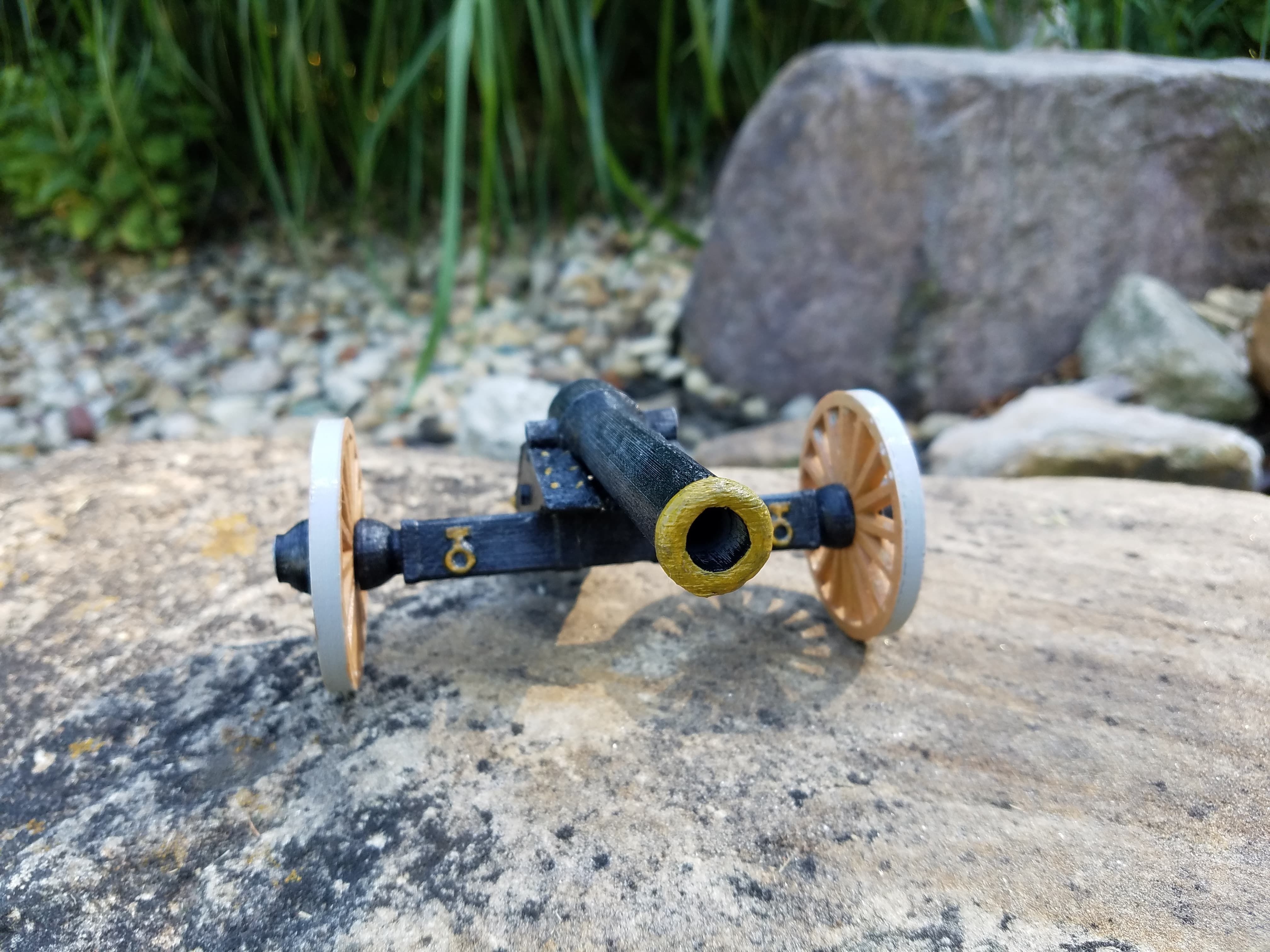 Civil War Parrot Rifle 3D print model_1