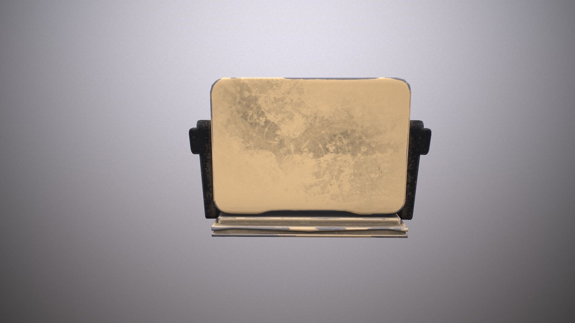 sci-fi computer Low-poly 3D model_5