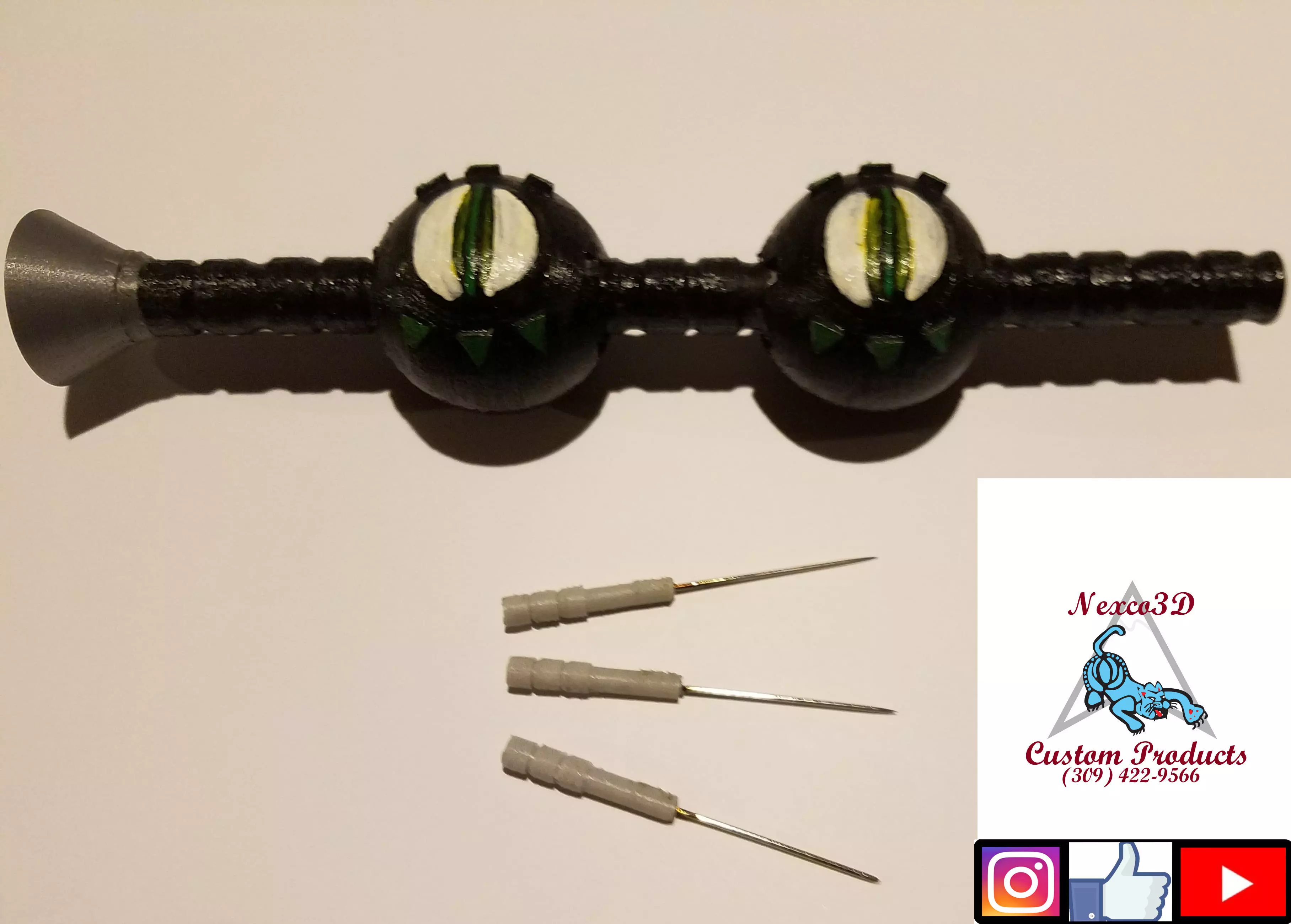 Blow Dart Gun 3D model_0