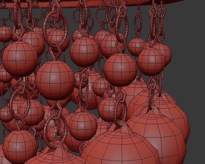 chendelier collection 6 round table with balls _6