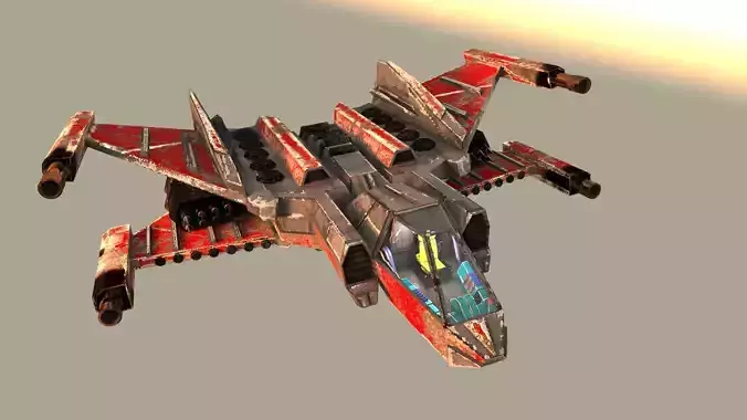 Sci fi space fighter 