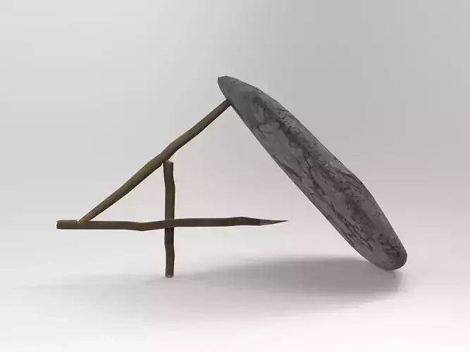 Animal Trap Low-poly 3D model