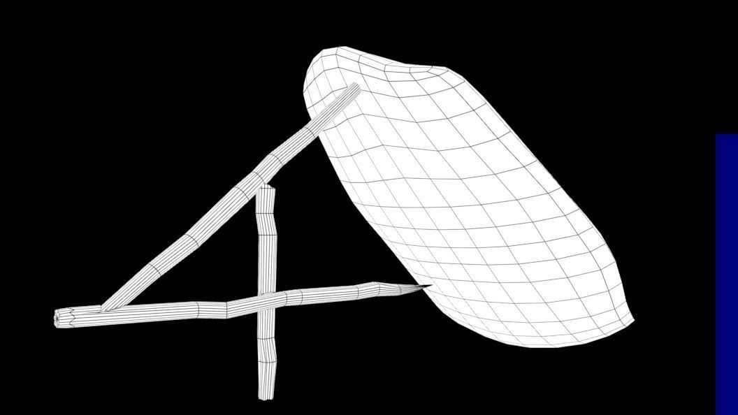 Animal Trap Low-poly 3D model_6