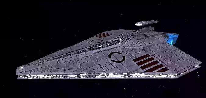 STAR WARS - ACCLAMATOR 2 CLASS ASSAULT SHIP 3D model