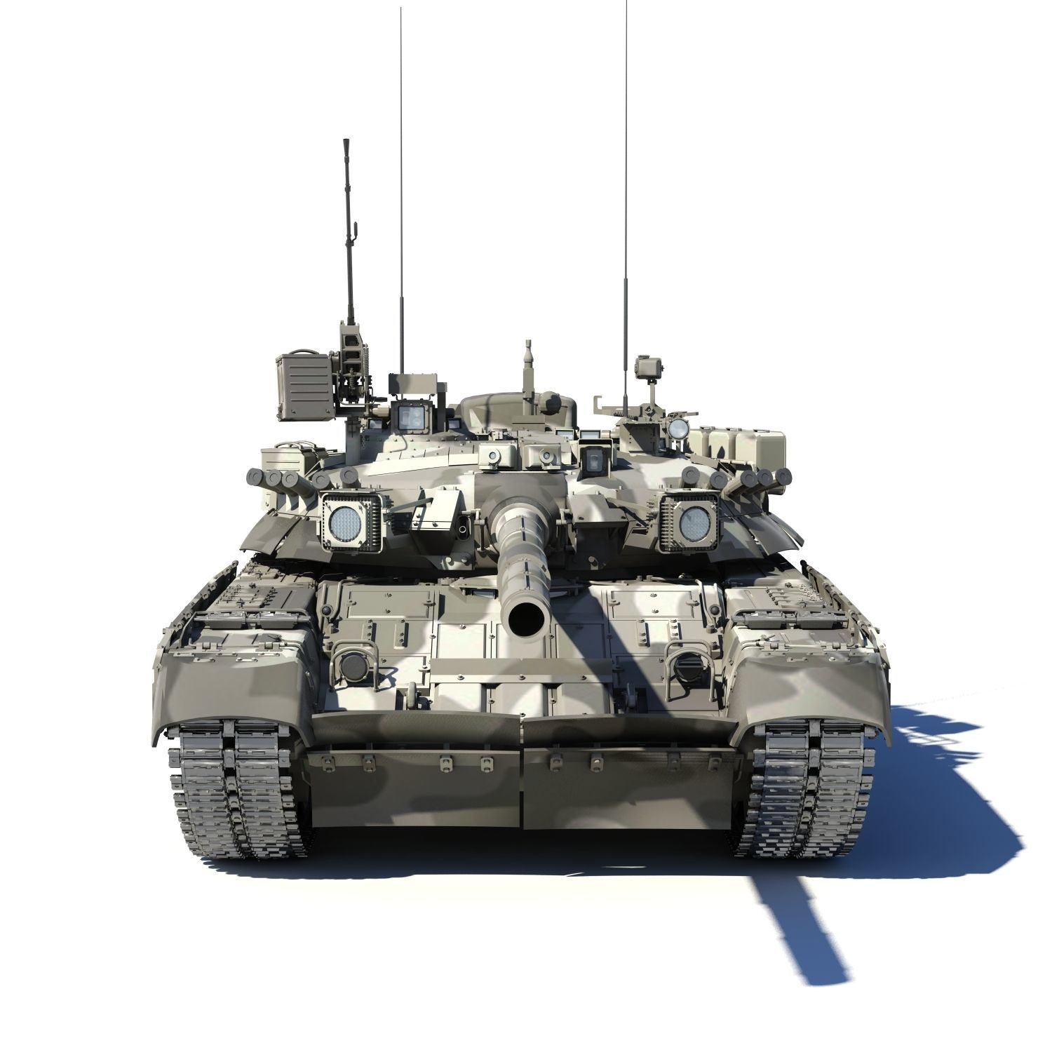 T-80UK military tank 3D model_4