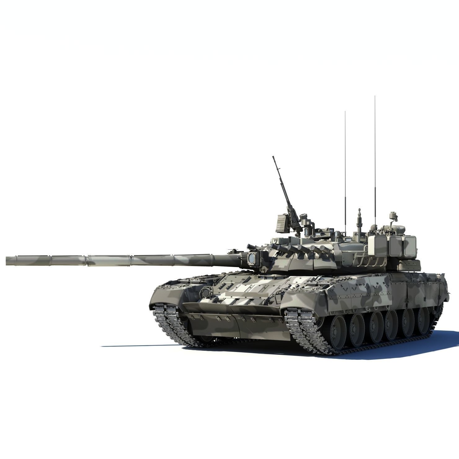 T-80UK military tank 3D model_16