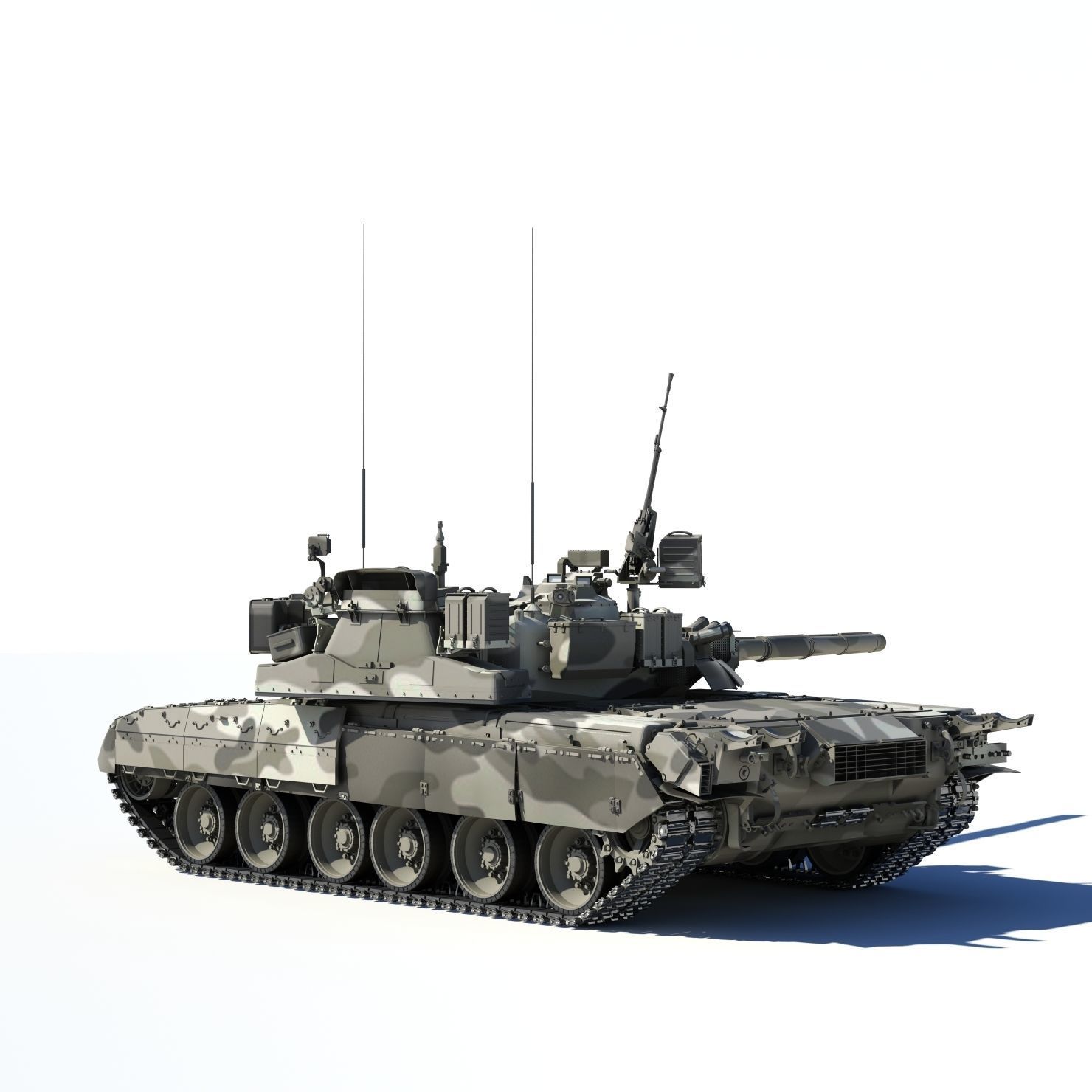 T-80UK military tank 3D model_21