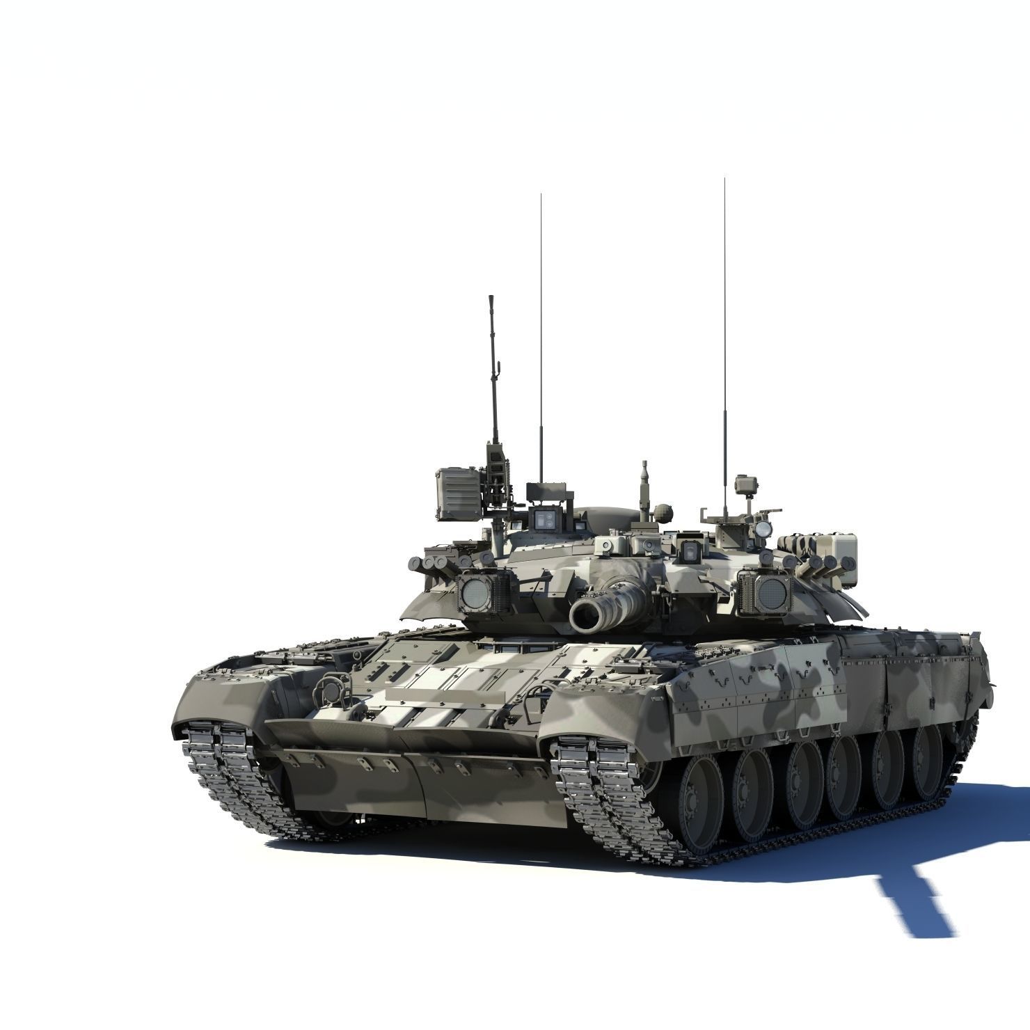 T-80UK military tank 3D model_14