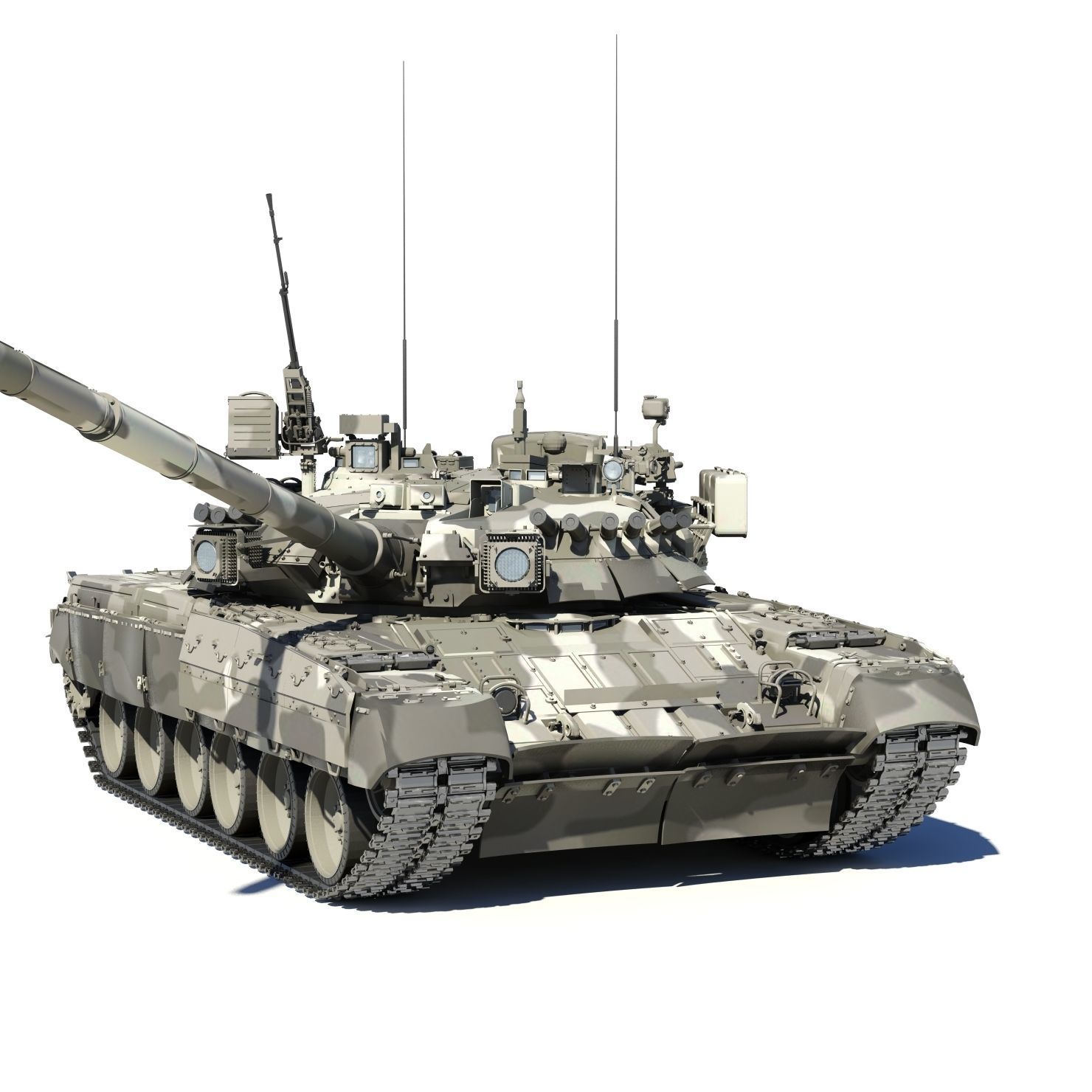 T-80UK military tank 3D model_7