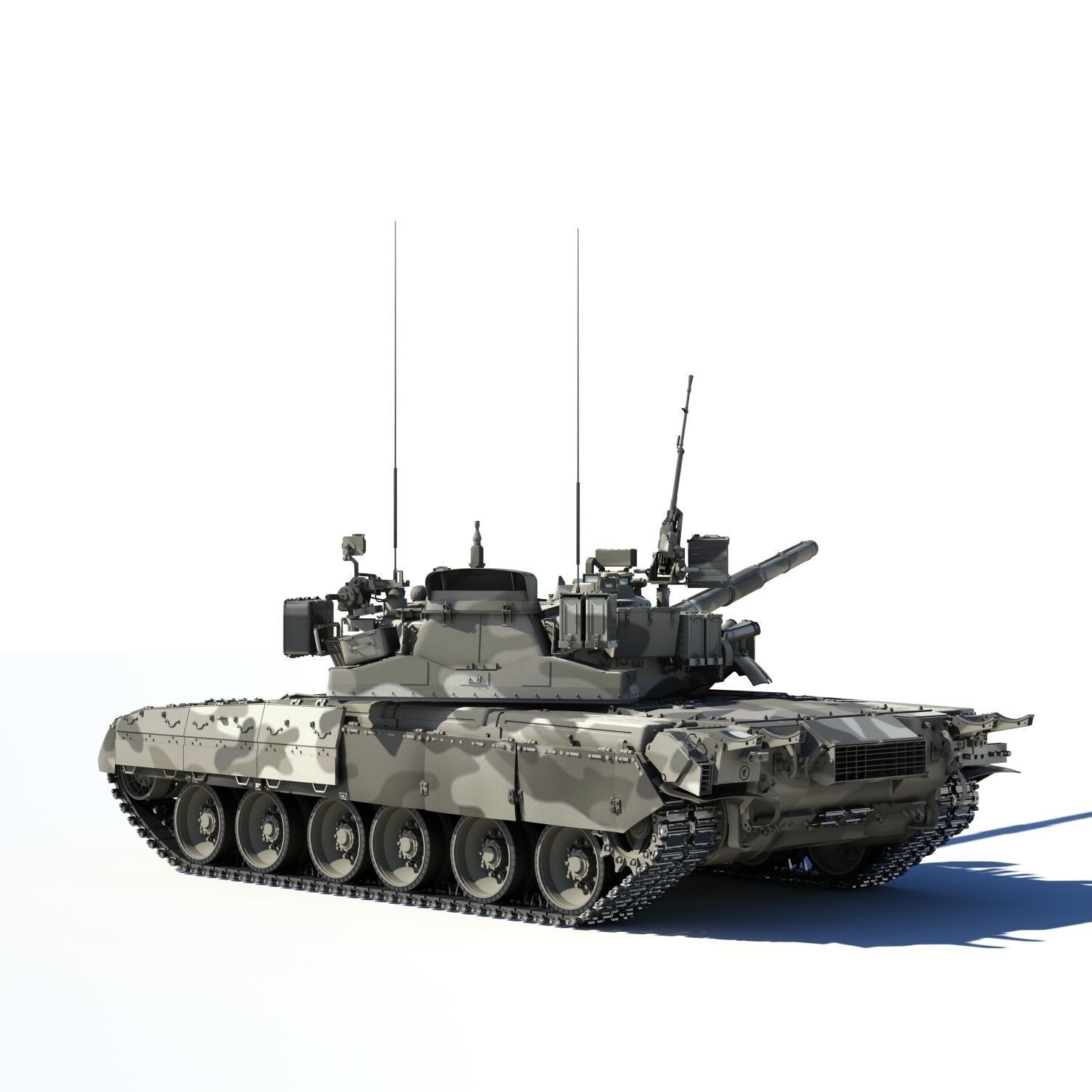 T-80UK military tank 3D model_22