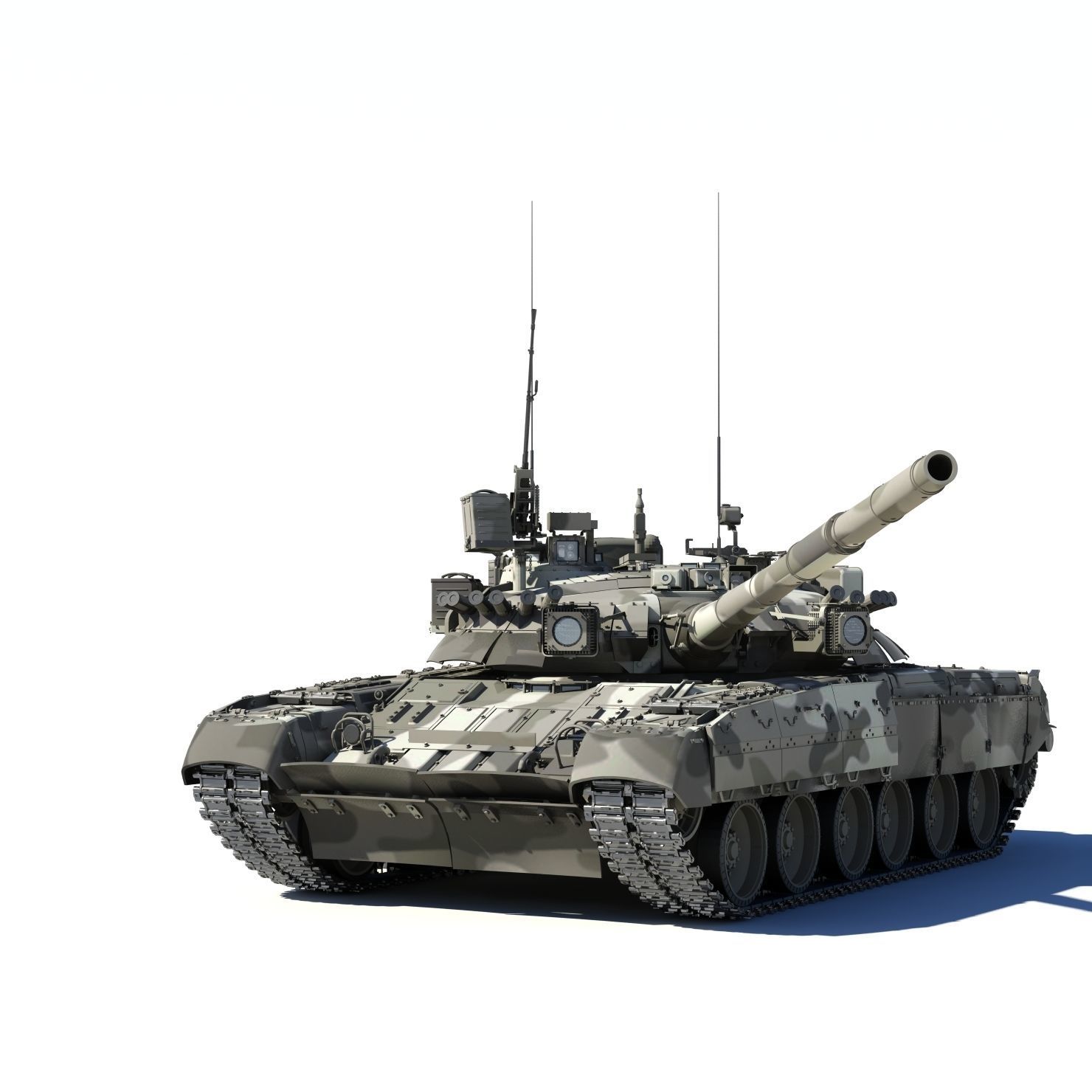 T-80UK military tank 3D model_15