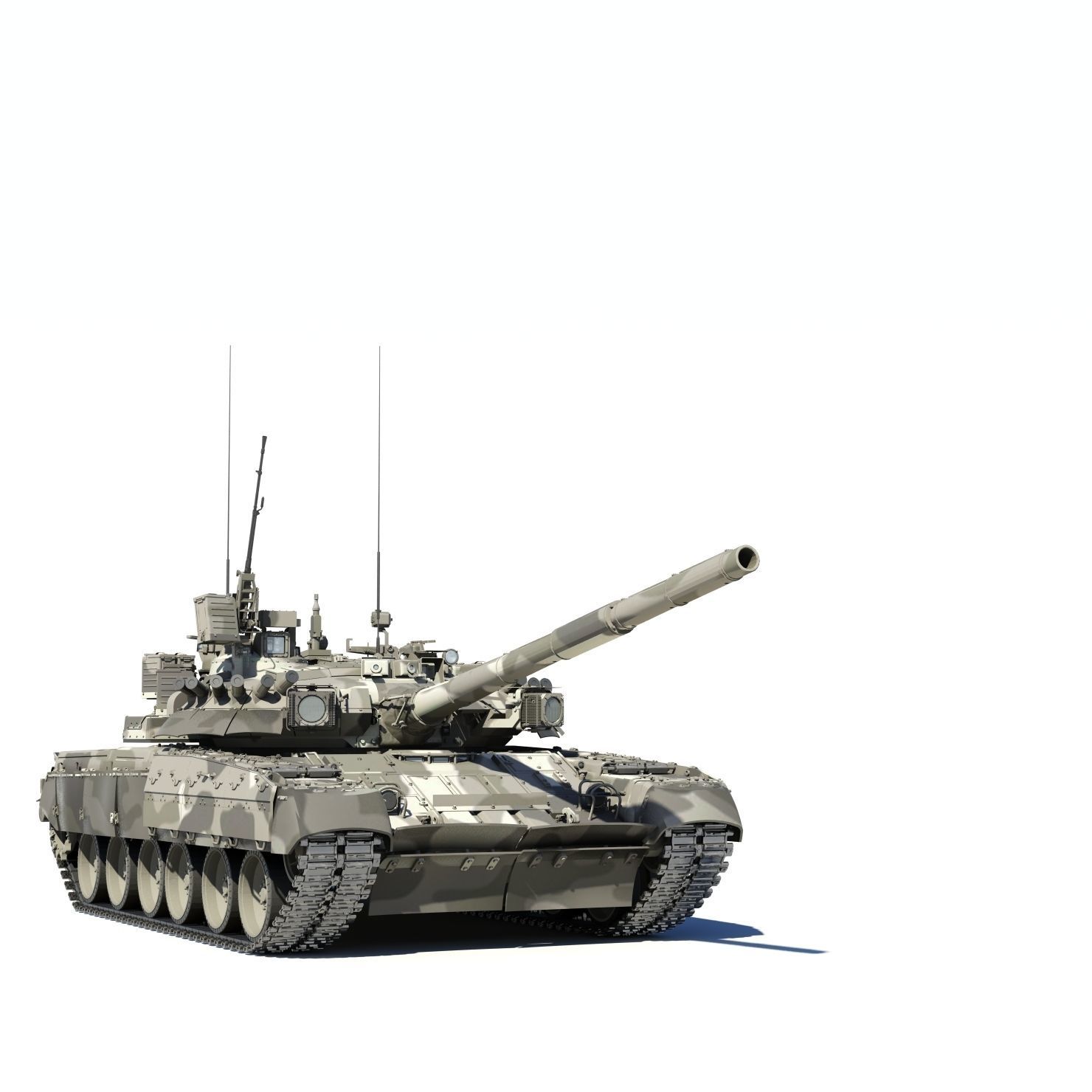 T-80UK military tank 3D model_8