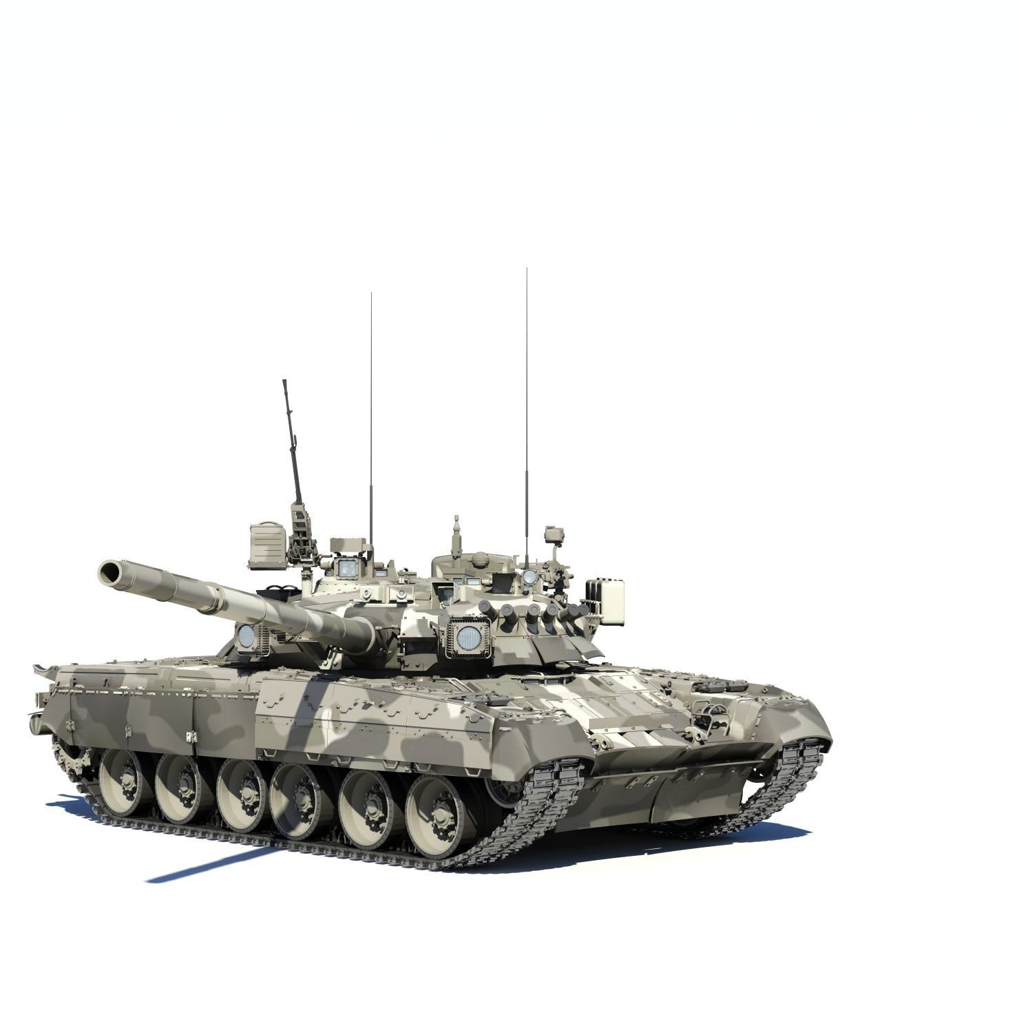 T-80UK military tank 3D model_10
