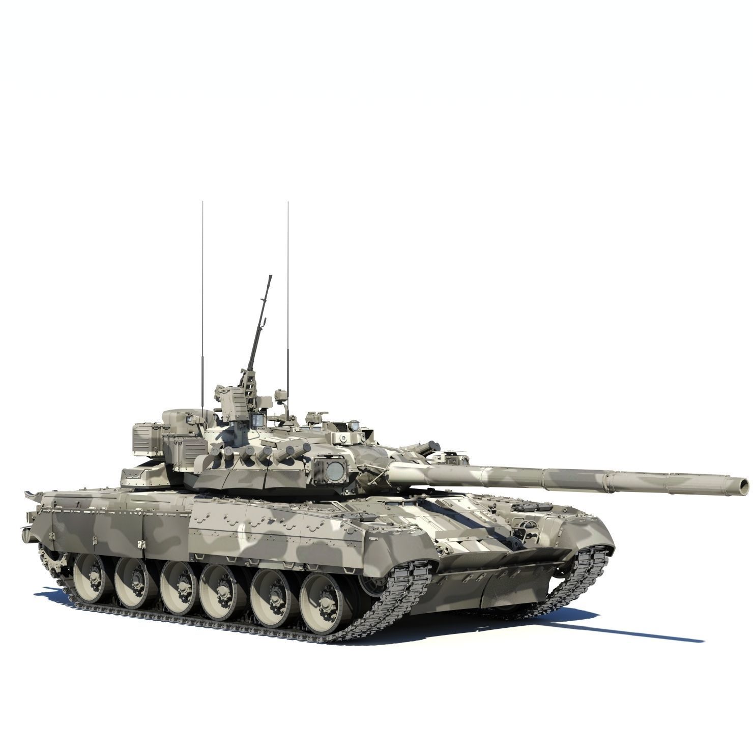 T-80UK military tank 3D model_11
