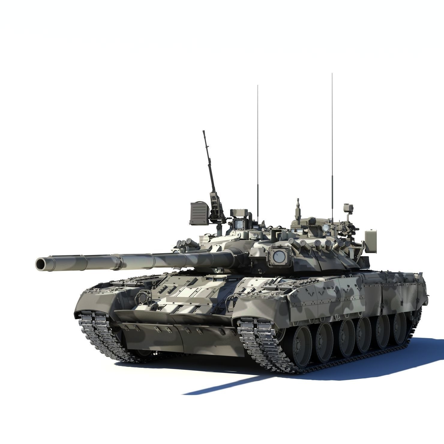 T-80UK military tank 3D model_12