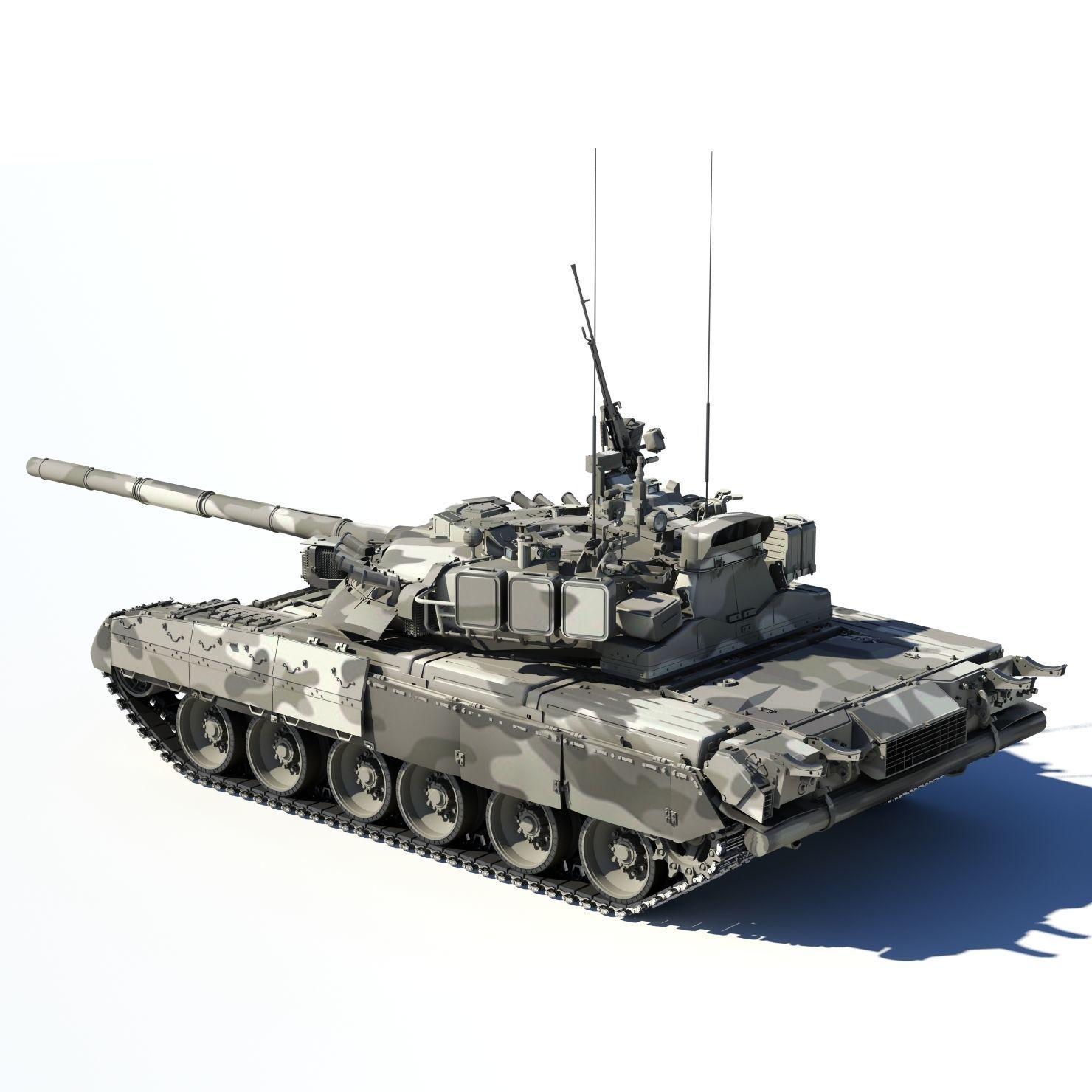 T-80UK military tank 3D model_23