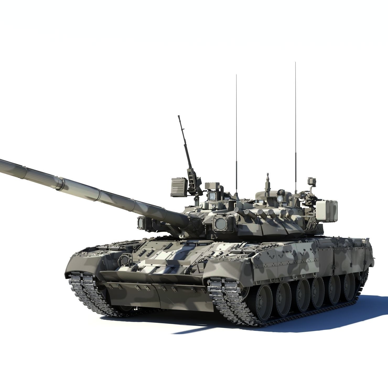 T-80UK military tank 3D model_13